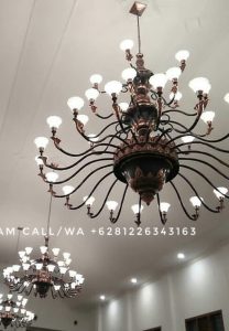 Lampu Gantung Tembaga Kutai Kartanegara WA 0812-2634-3163